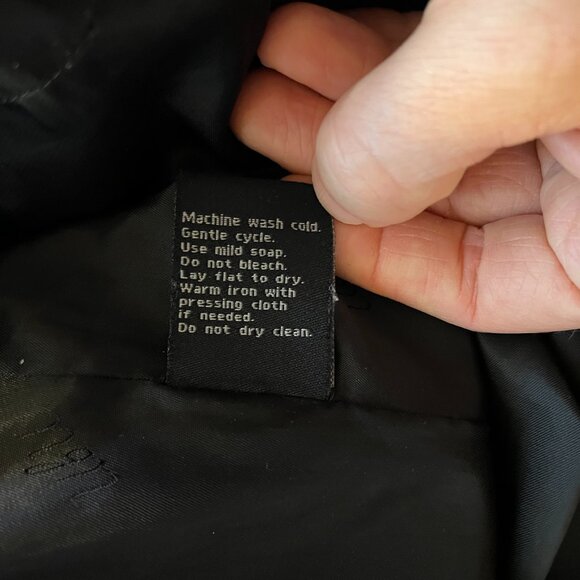 UBU Size M Zebra Stripe Flocked Jacket Button-Front Brown Black - Picture 13 of 14